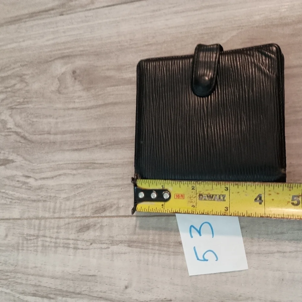 Louis Vuitton Bifold Wallet Black Epi
